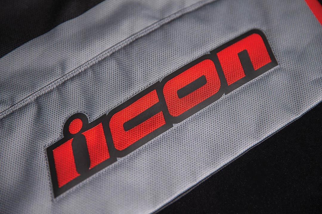 Icon Hooligan Ultrabolt Motorcycle Textile Jacket black/grey/red XL Figure 18