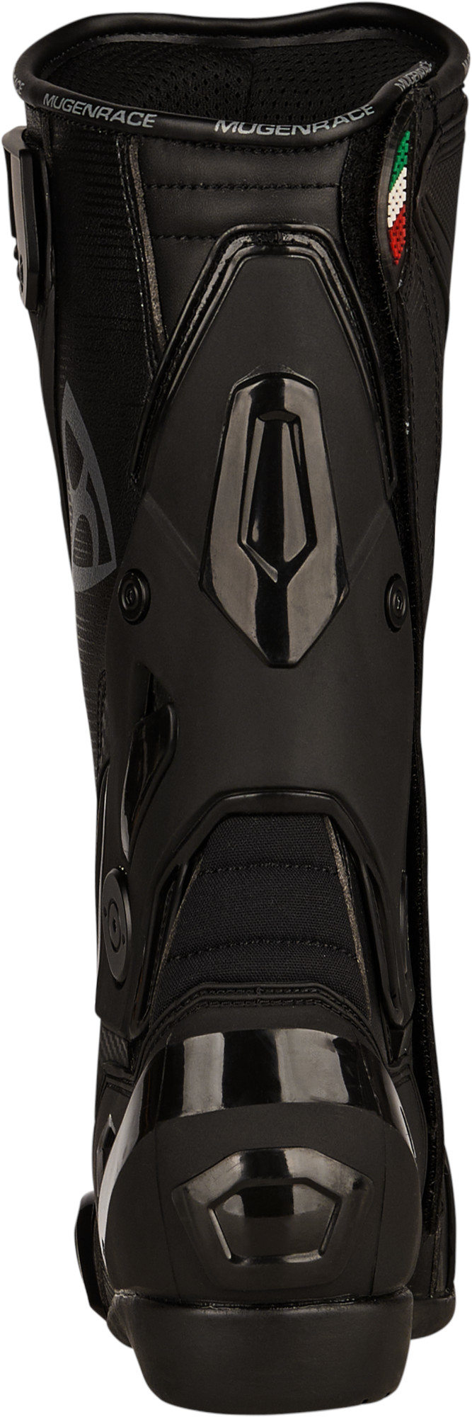 Side view of MUGENRACE Sphantom Plus perforated Motorcycle Boots