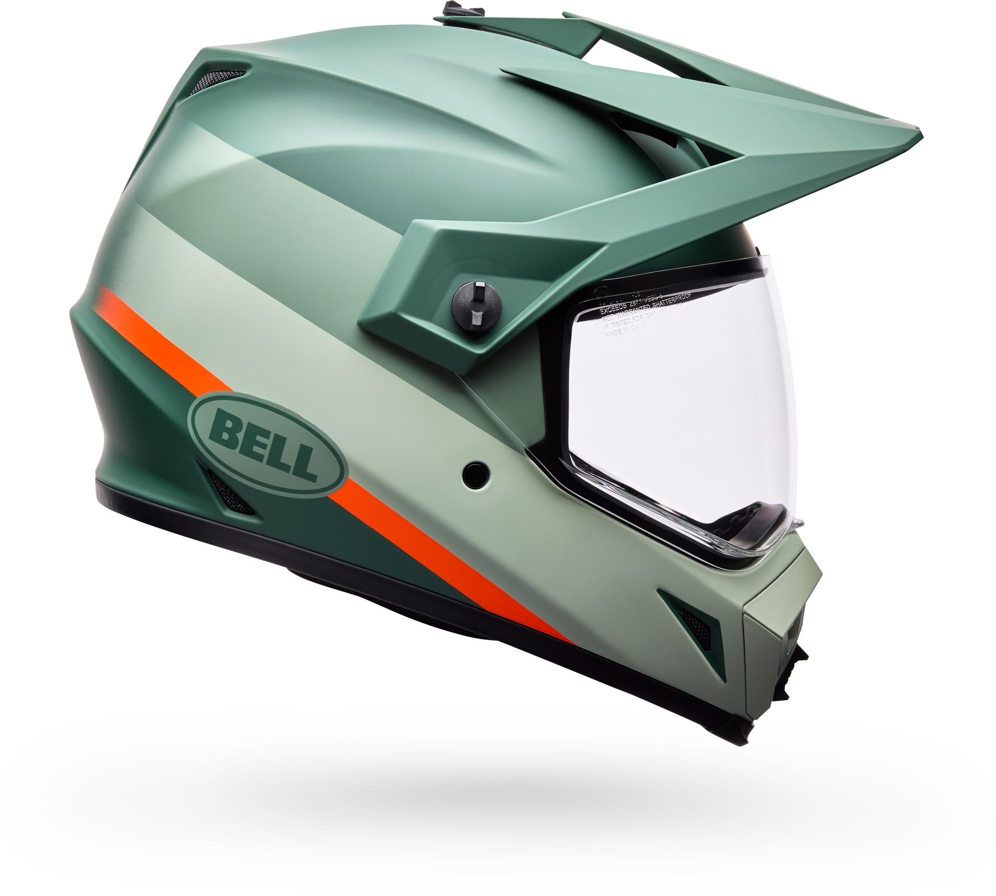 Bell MX-9 Adventure MIPS Trail Graphic Enduro Helm grün/orange L (59/60) Abbildung 2