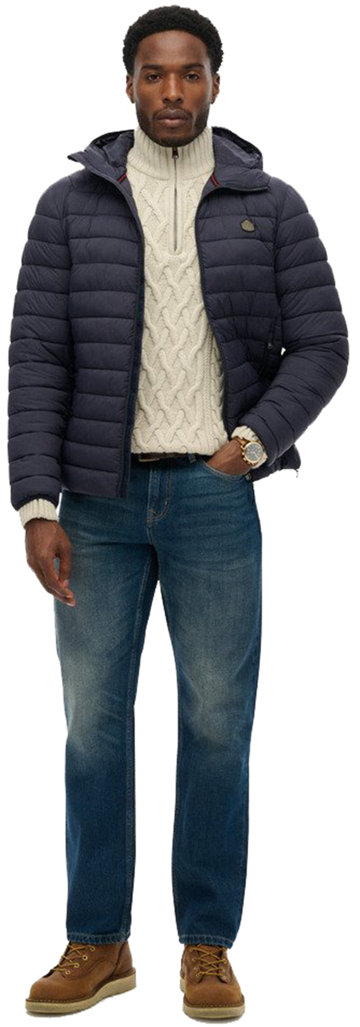 Superdry & Co Fuji Lite Jacke marineblau L Abbildung 3