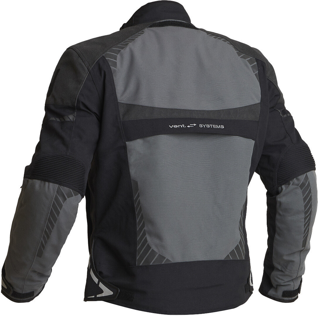 Halvarssons Vansbro waterproof Motorcycle Textile Jacket black/grey 52 Figure 2