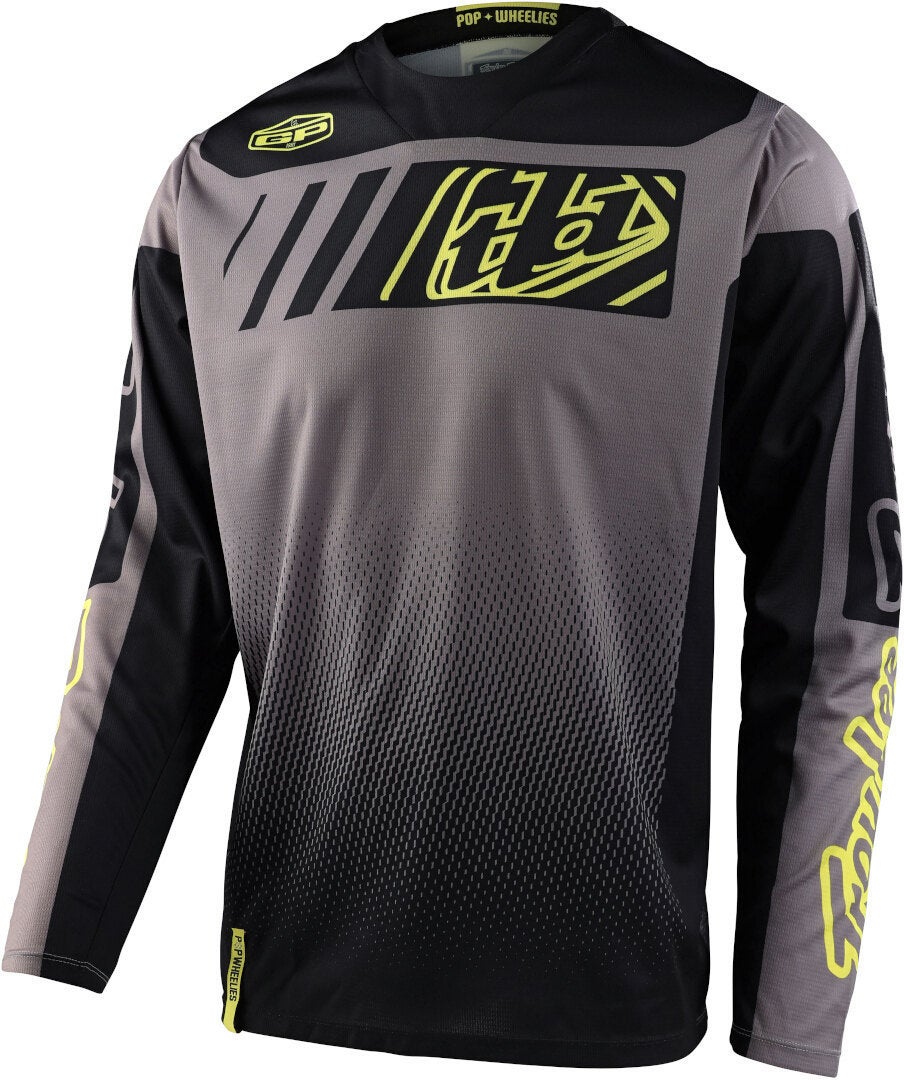 Troy Lee Designs GP Gear Icon Motocross trøje sort/grå M Figur 1