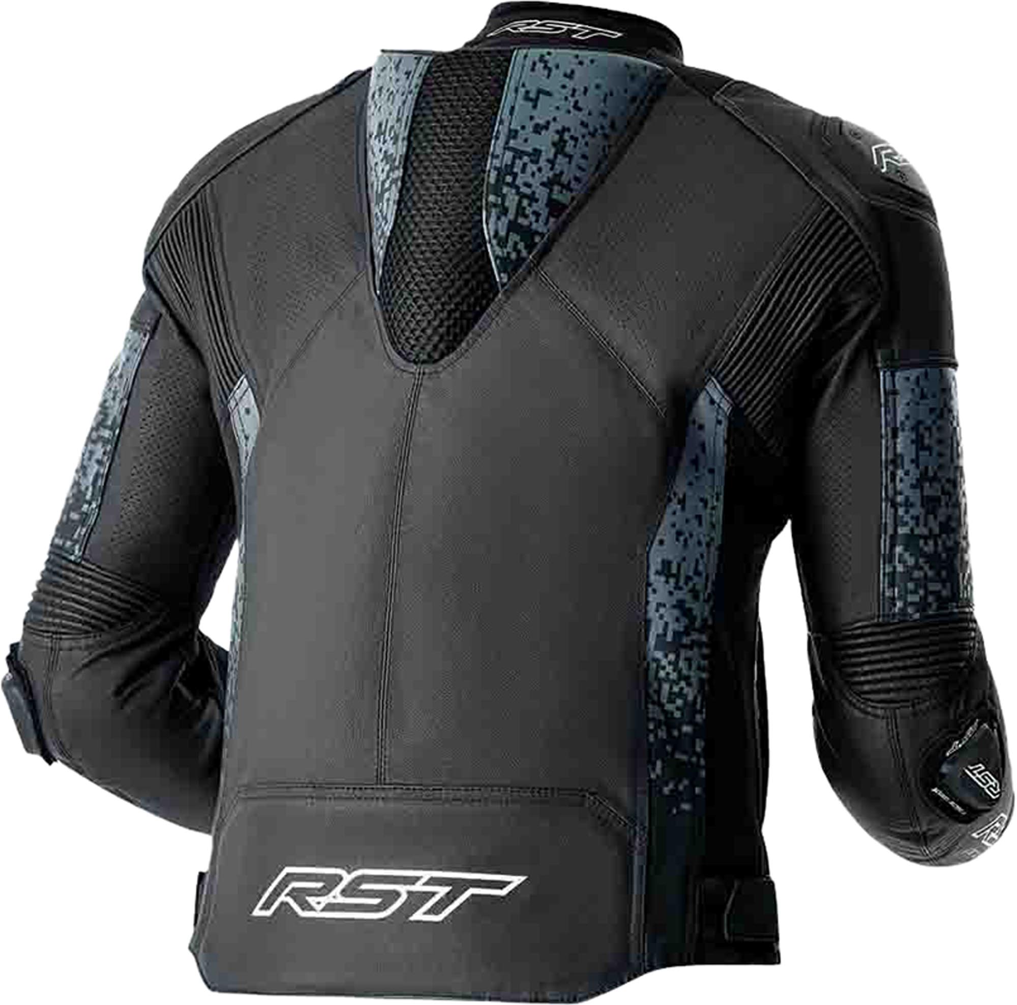 RST Pro Series Supersport-K D3O perforierte Motorrad Lederjacke schwarz/grau 56 Abbildung 2
