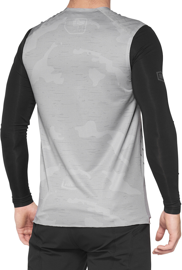 100% R-Core Concept Fiets Jersey grijs/zwart M Figuur 2