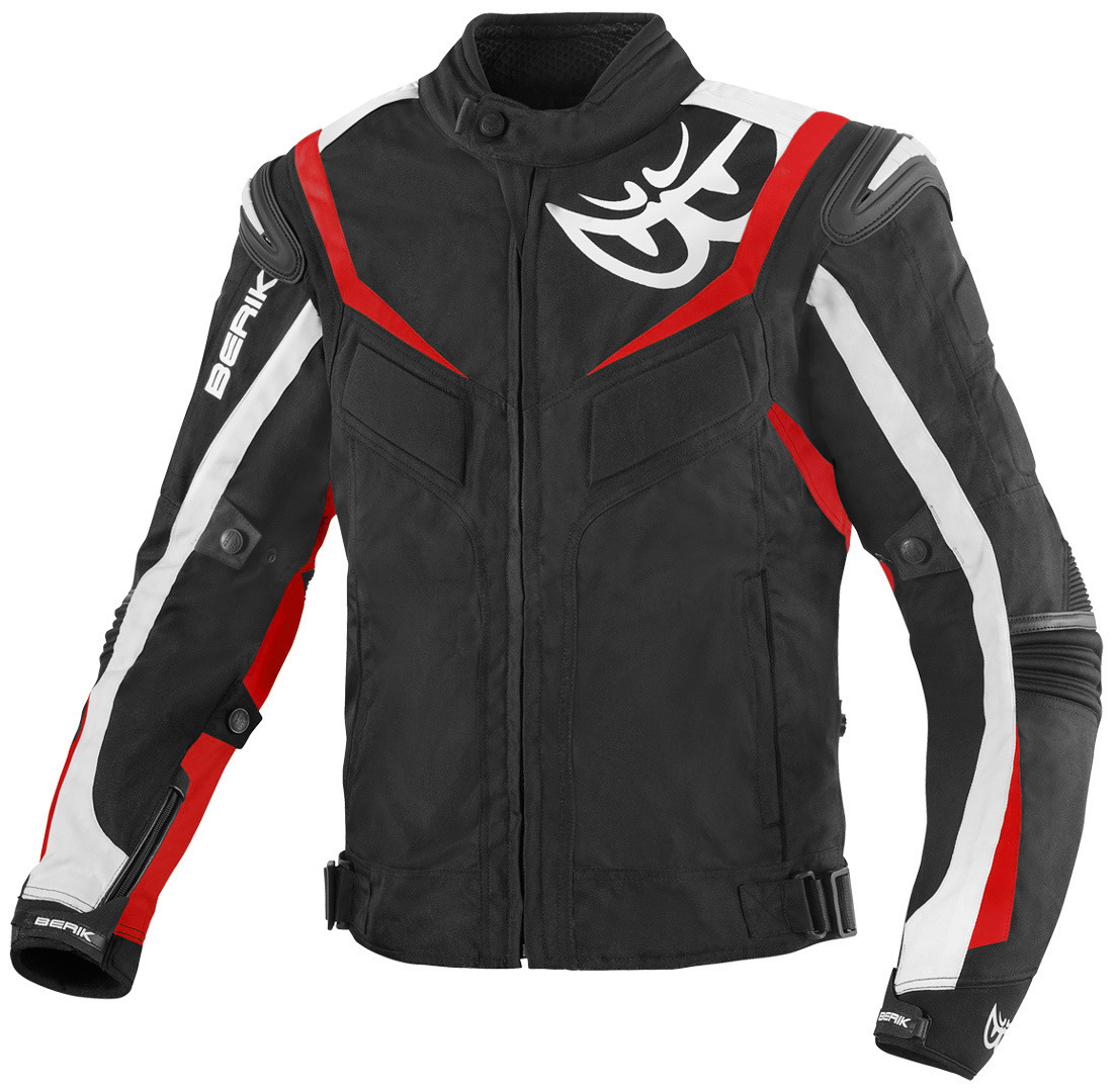 Berik Endurance Waterproof Motorcycle Textile Jacket black/red/white 56 Figure 1