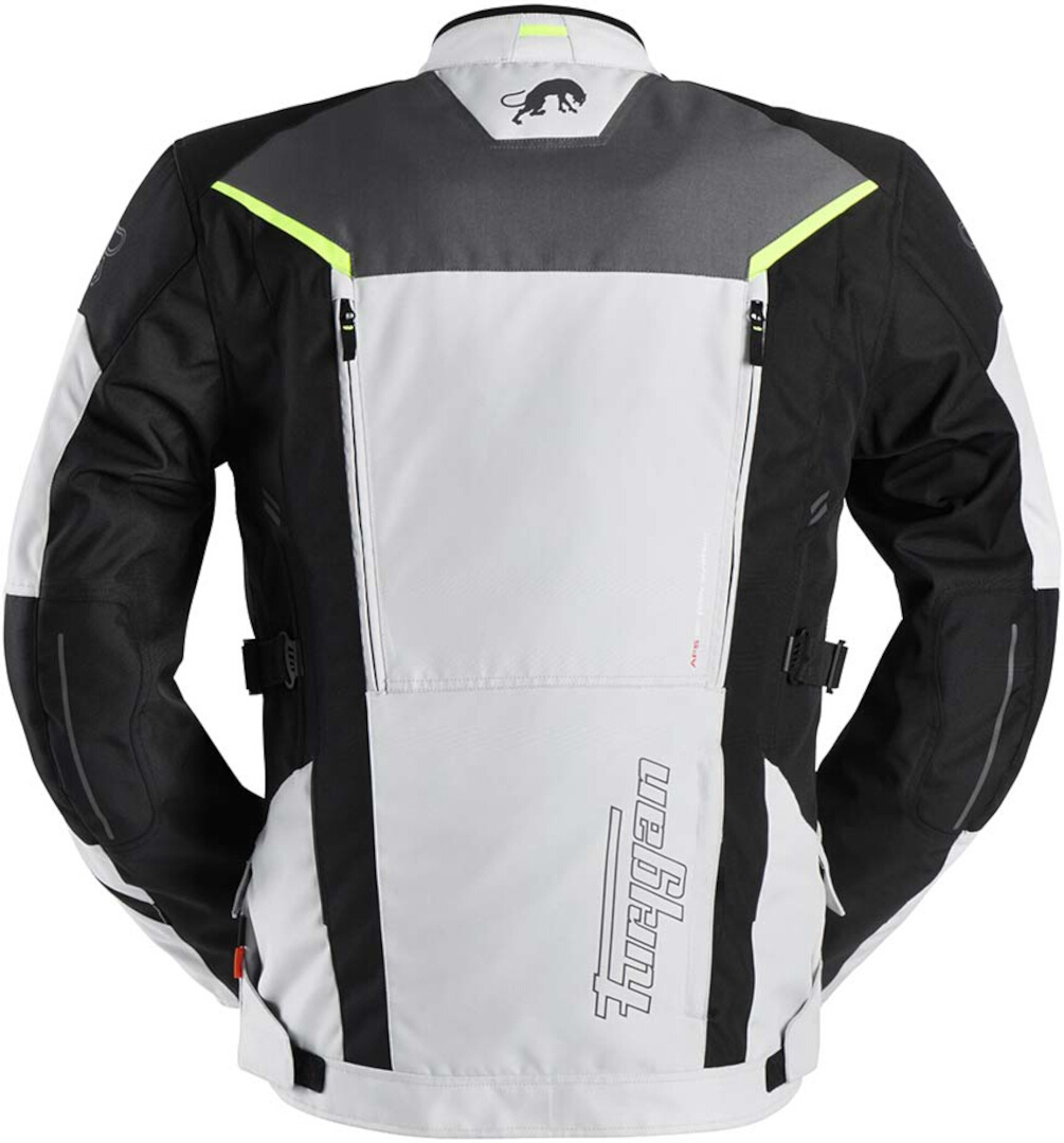 Furygan Brooks Jachetă textilă pentru motociclete negru/alb/galben/gri XL Figura 3