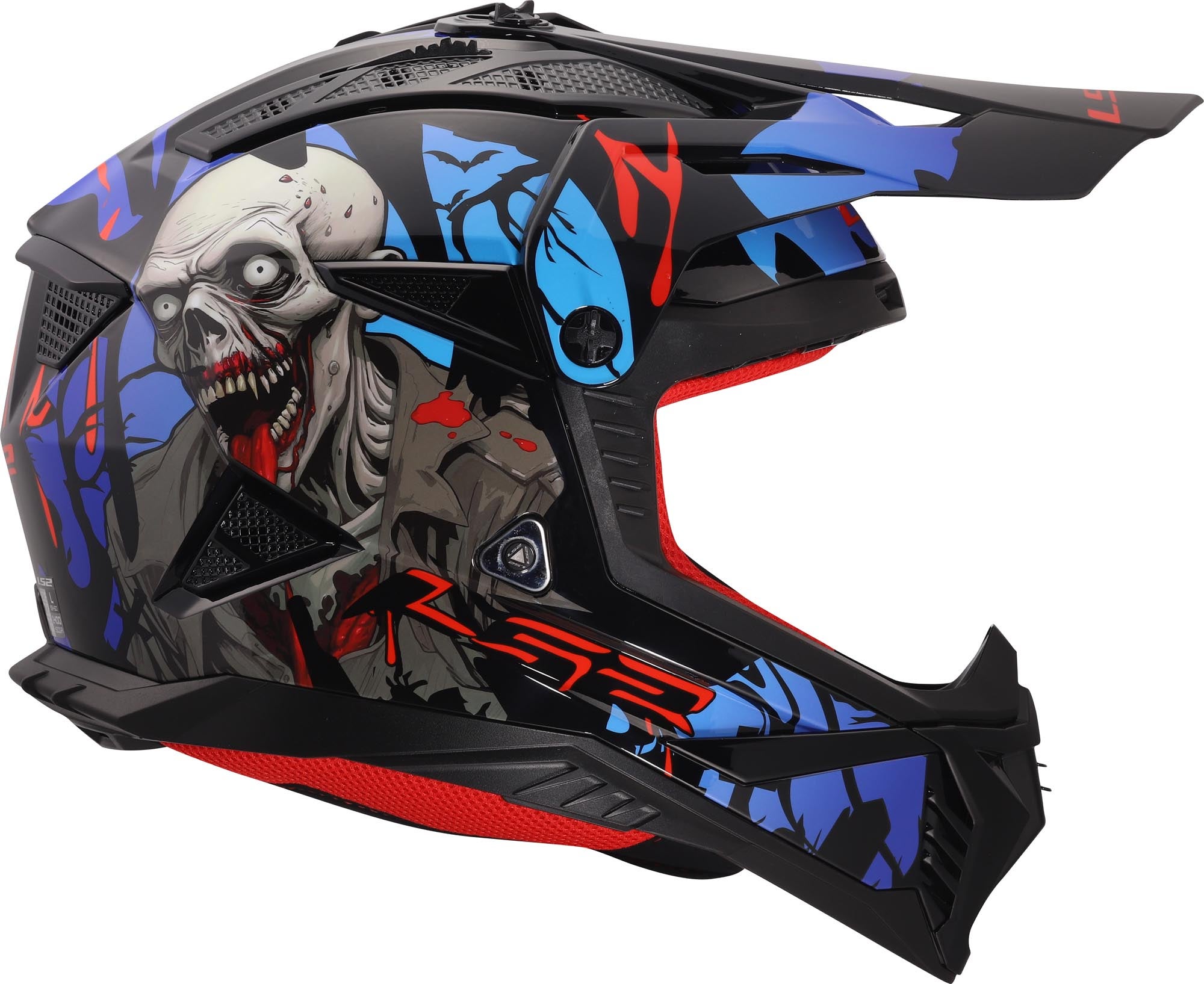 LS2 MX708 Fast II Zombie II Motocross Helm XXL (63/64) Abbildung 6