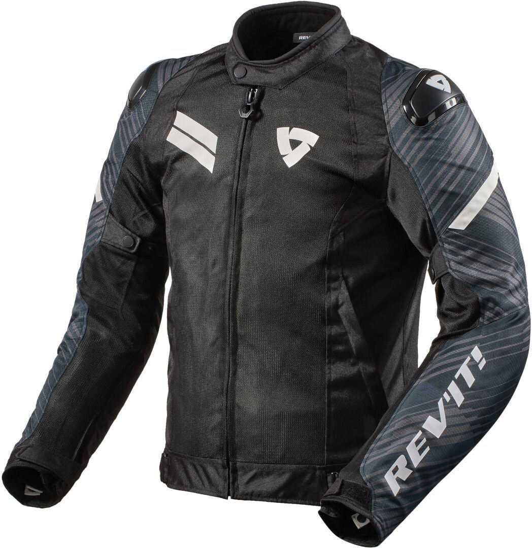 Revit Apex Air H2O Motorcycle Textile Jacket black/white XXL Figure 1