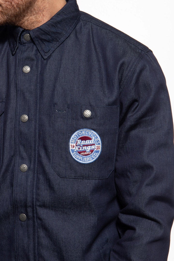 King Kerosin Motorcycles Supplies Camicia moto L Figura 3