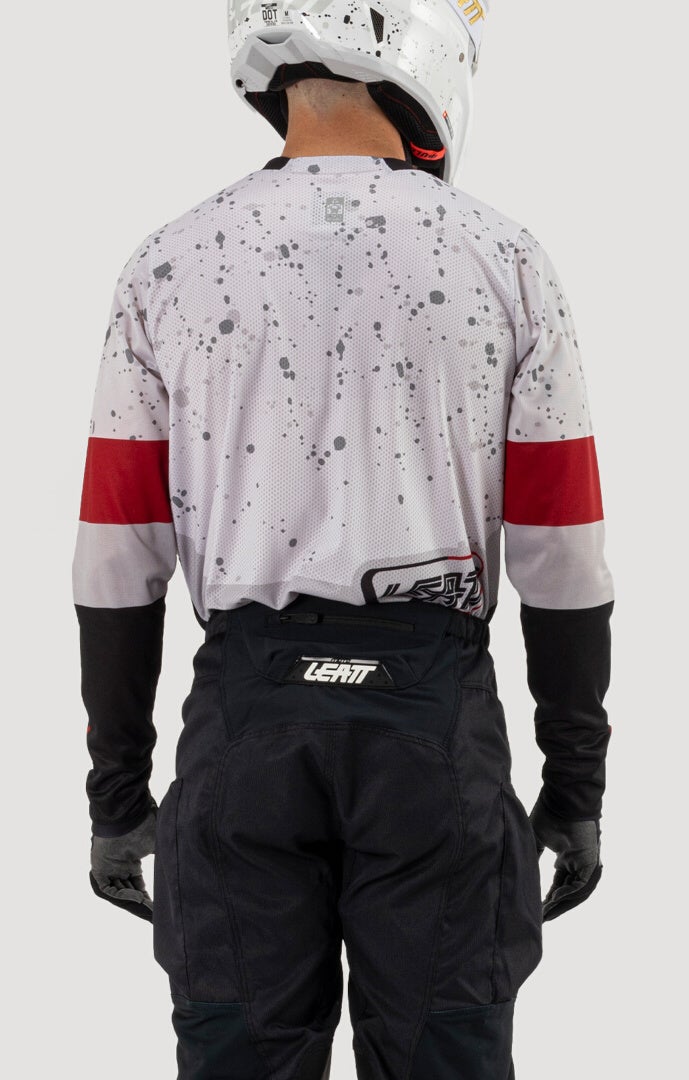 Leatt 4.5 Enduro Patch 2025 Motocross trøje sort/grå/rød XXL Figur 5
