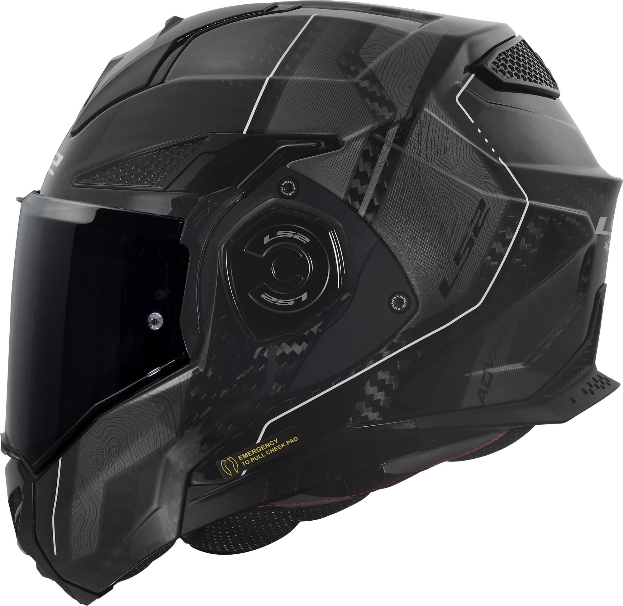 LS2 FF901 Advant X Carbon Dynamic Cască Gri L (59/60) Figura 5