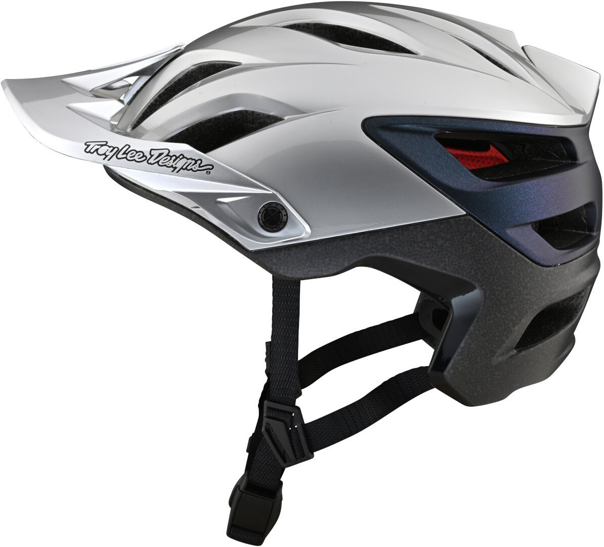 Troy Lee Designs A3 Uno MIPS Casco da bicicletta Silver matt XL/XXL Figura 1