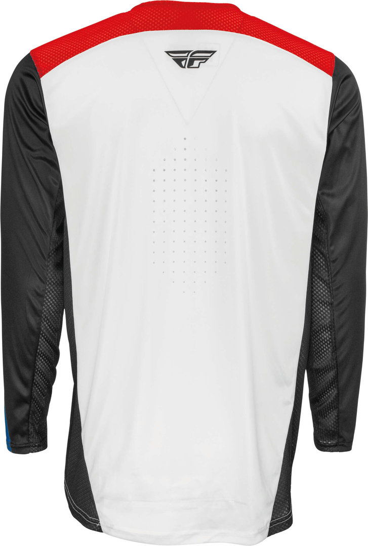 Fly Racing Lite Motocross Jersey weiß/blau M Abbildung 2