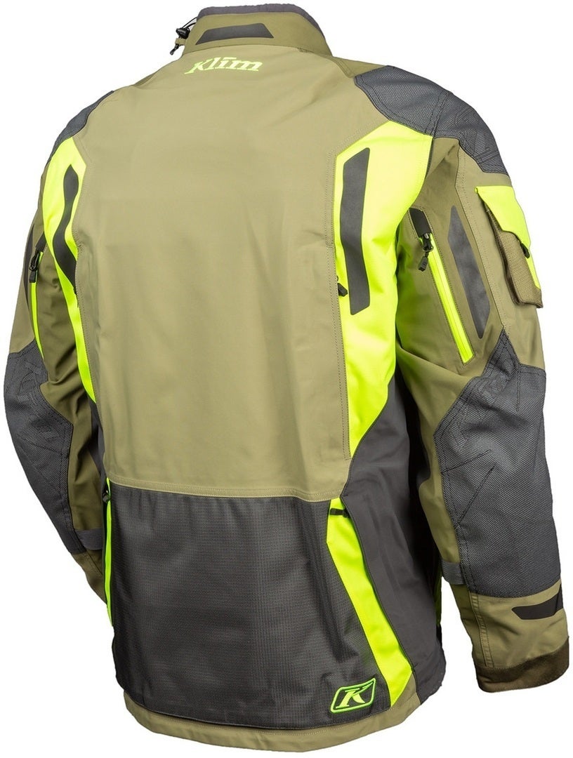 Klim Badlands Pro Veste textile de moto Vert/jaune L Figure 2
