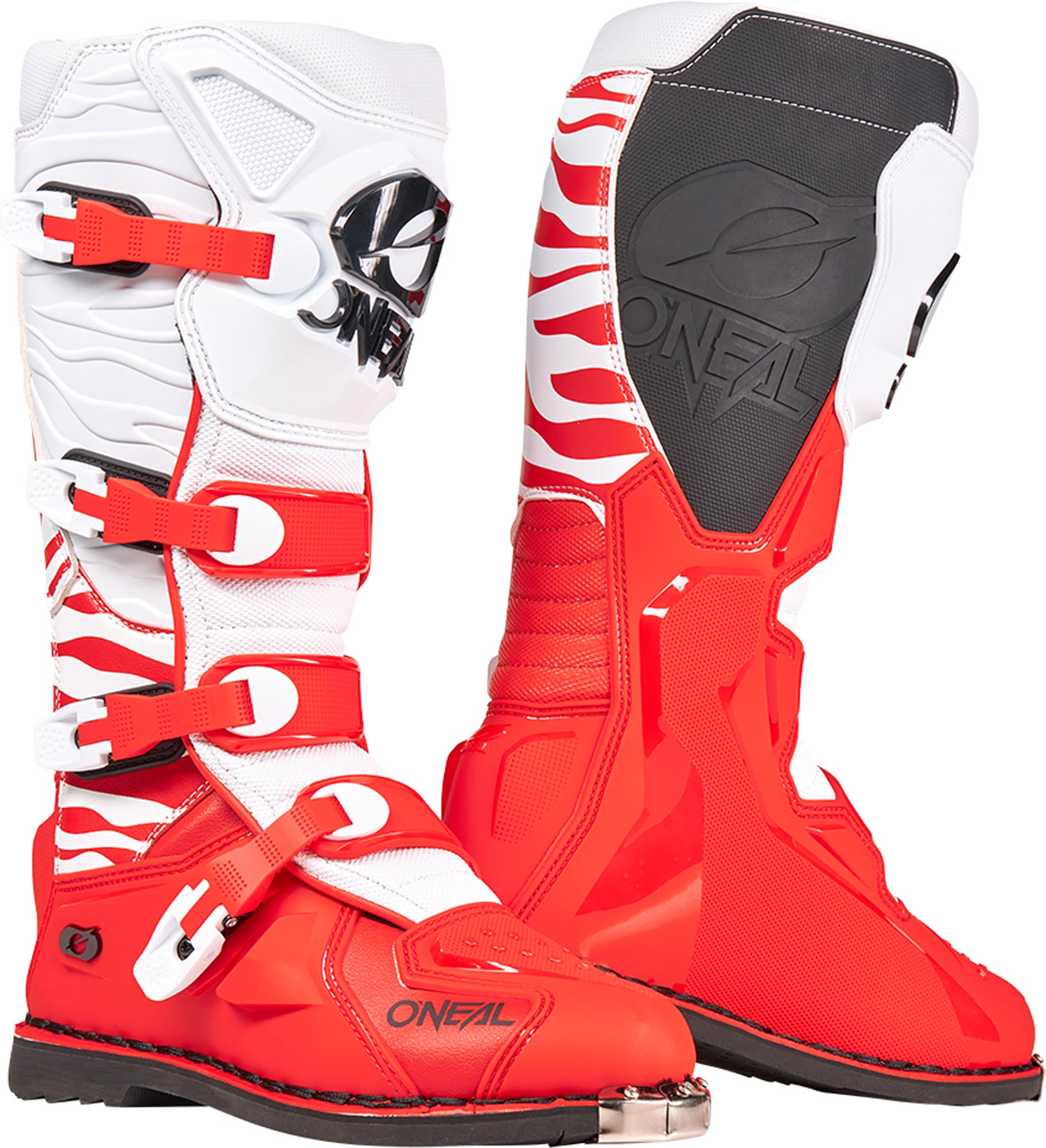 Oneal 3SRS EC Zebra Motokrosové boty červená/bílá 48 Obrázek 4