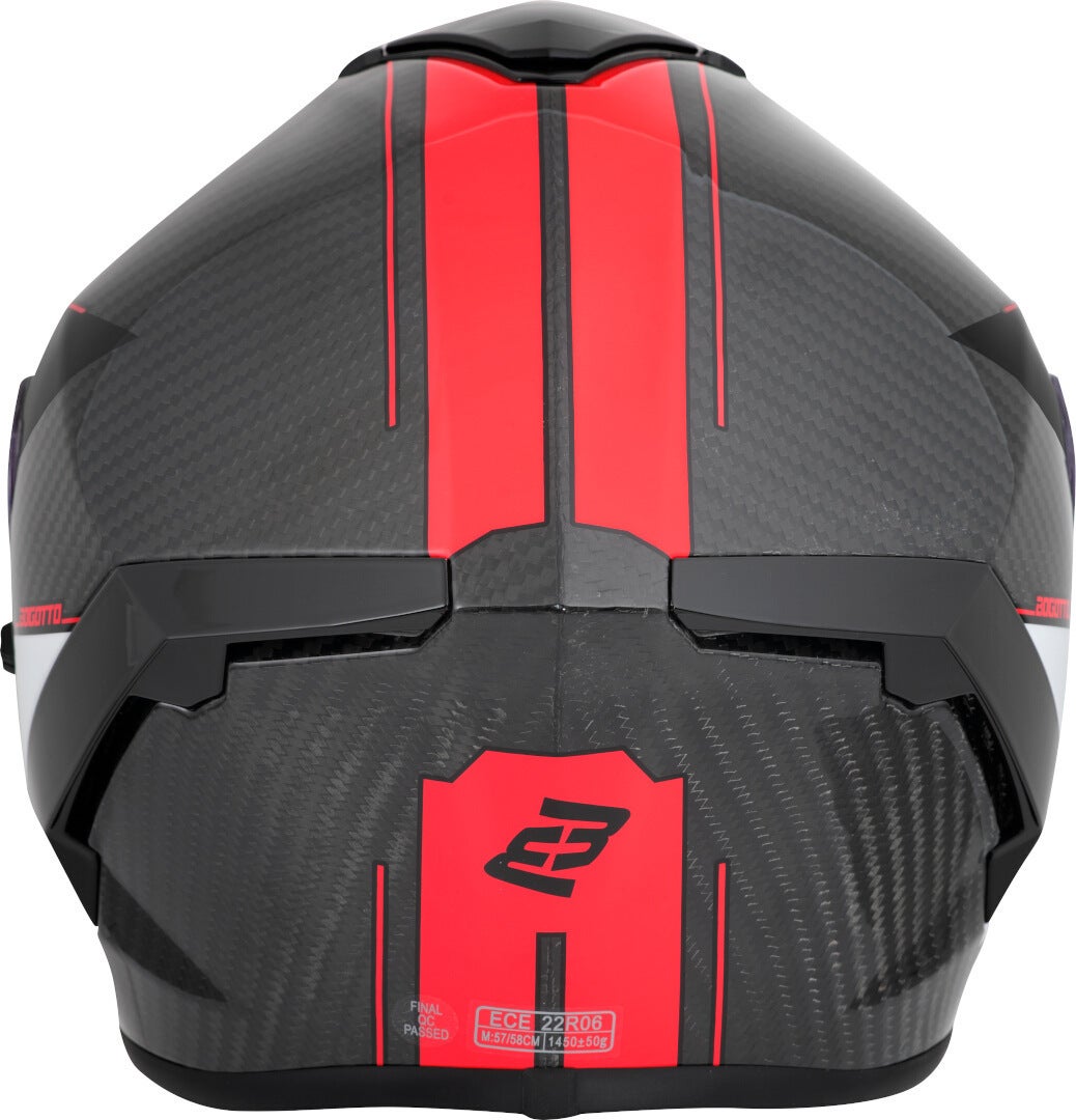Bogotto Phantom Combo Carbon Hełm czarno/czerwono/białe 2XL Rysunek 9