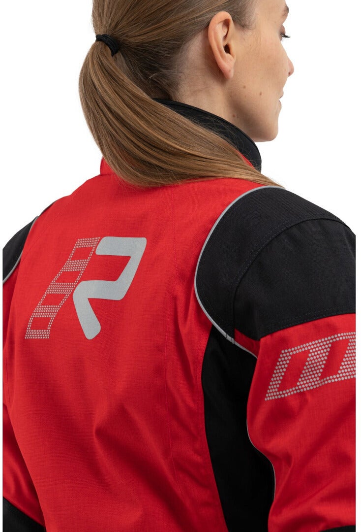 Rukka Traverina Giacca tessile moto da donna rosso/nero 50 Figura 6
