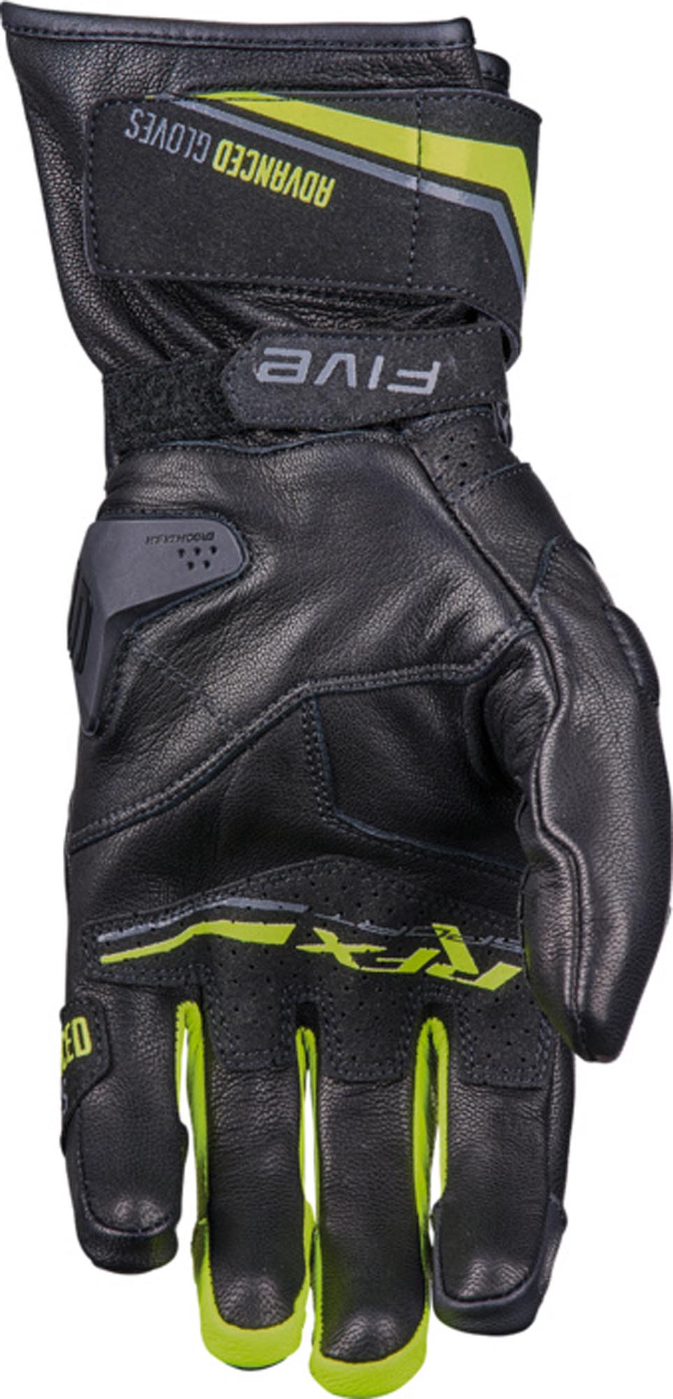 Five RFX Sport Evo Motorhandschoenen Geel XL Figuur 2