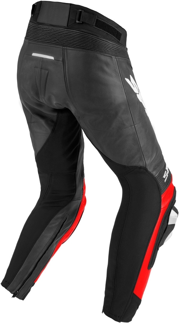 Spidi RR Pro 2 Motorcycle Leather Pants black/white/red 54 Figure 2