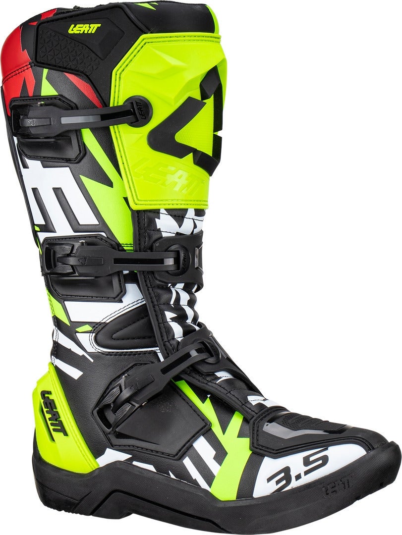 Leatt 3.5 2023 Bottes de motocross Noir/Blanc/Jaune 47 Figure 1