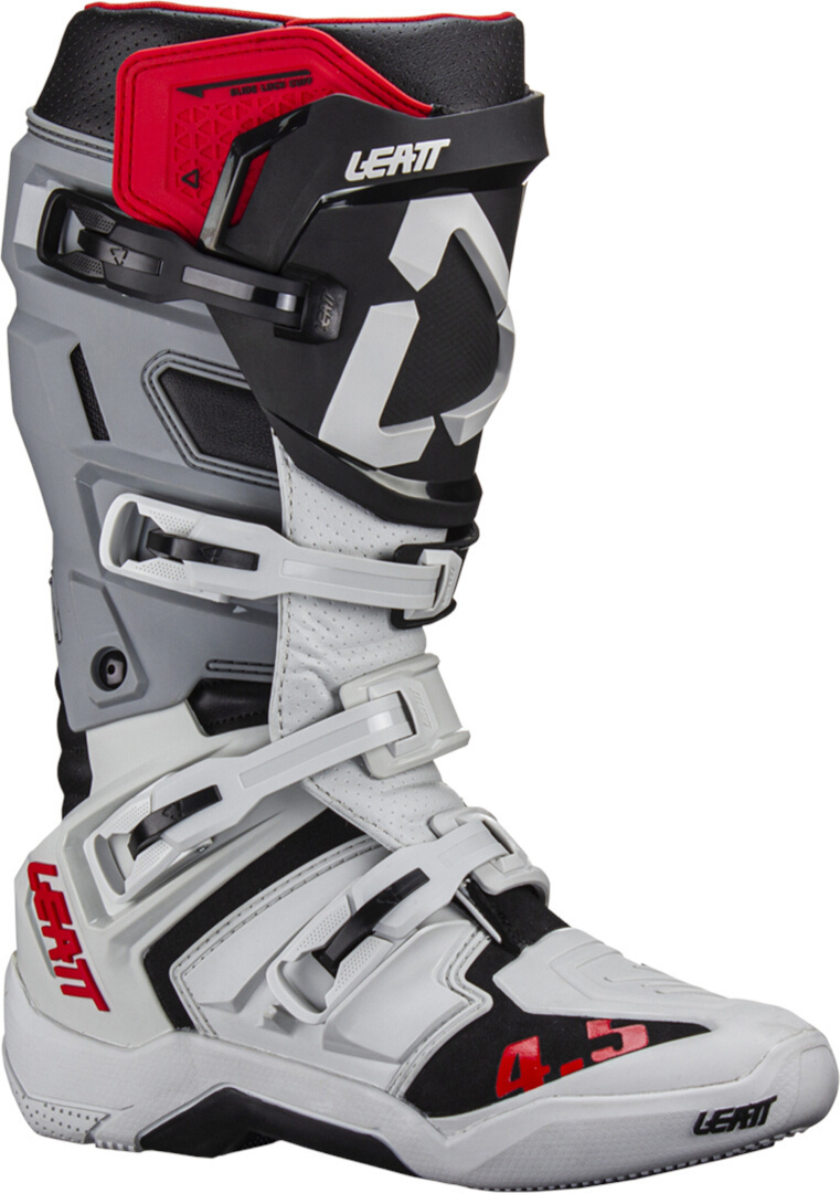 Leatt 4.5 Motocross støvler grå/sort/rød 8 (42) Figur 1