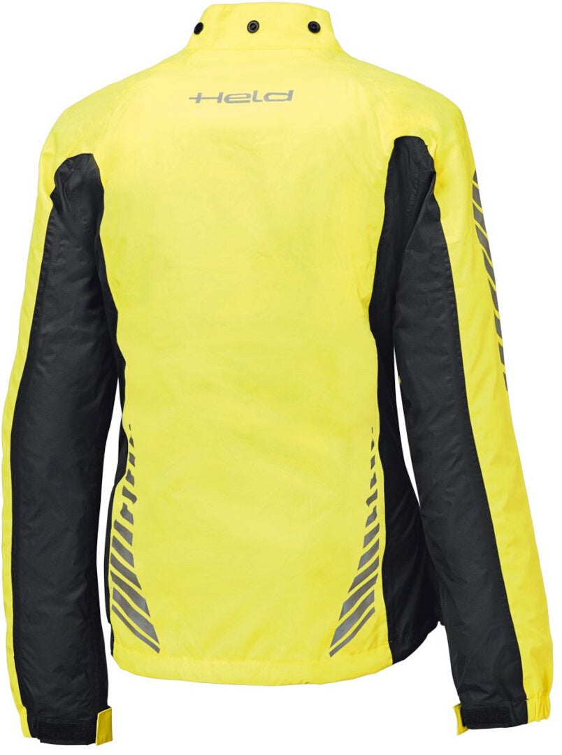 Held Wet Tour 2 Dame regnjakke sort/neon L Figur 2