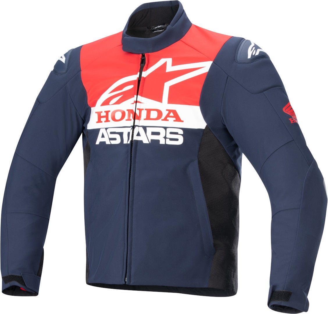 Alpinestars Honda SMX Softshell Waterproof Motorcycle Textile Jacket-image-867822760