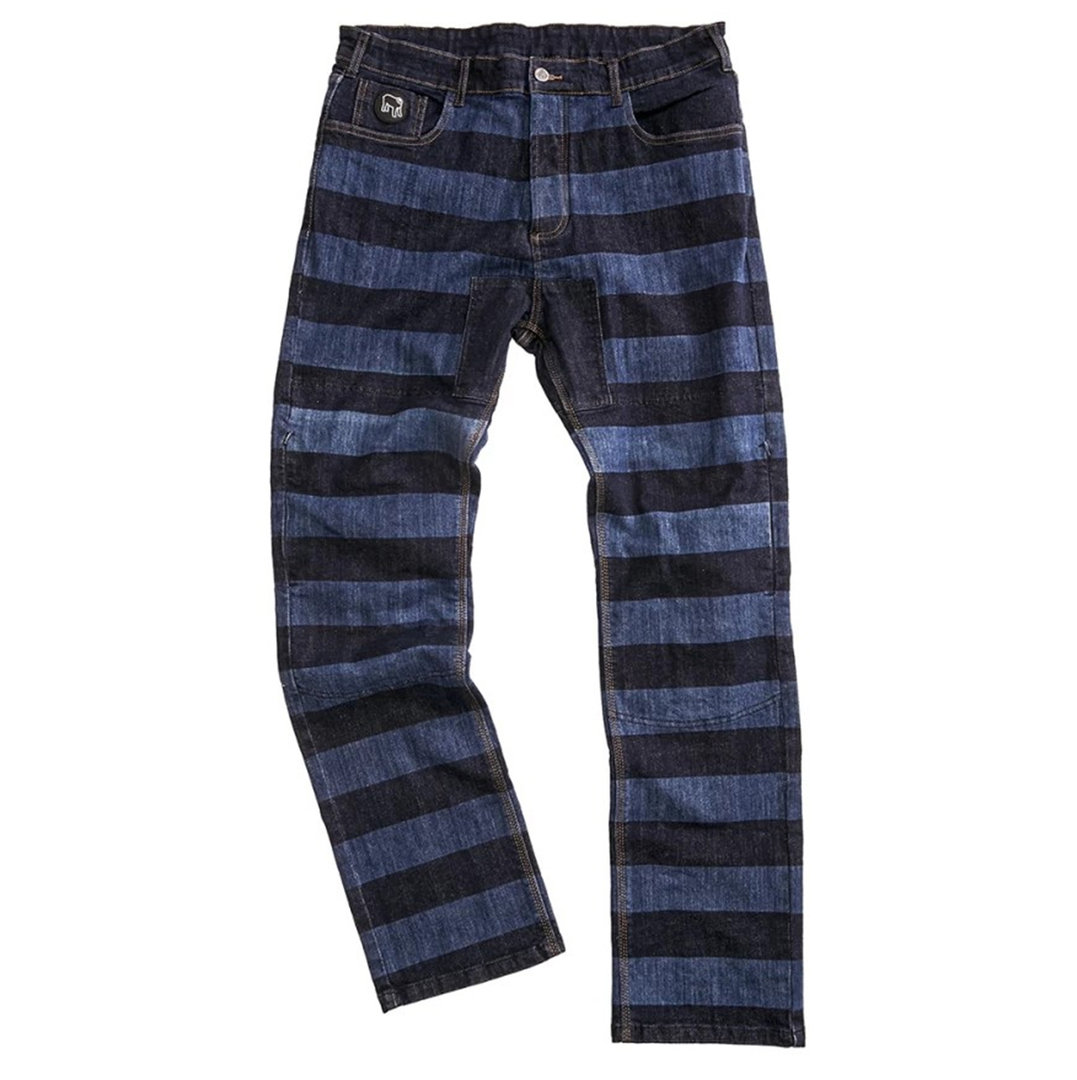HolyFreedom Knuckle Motorcycle Jeans dark blue/light blue 33/33 Figure 1
