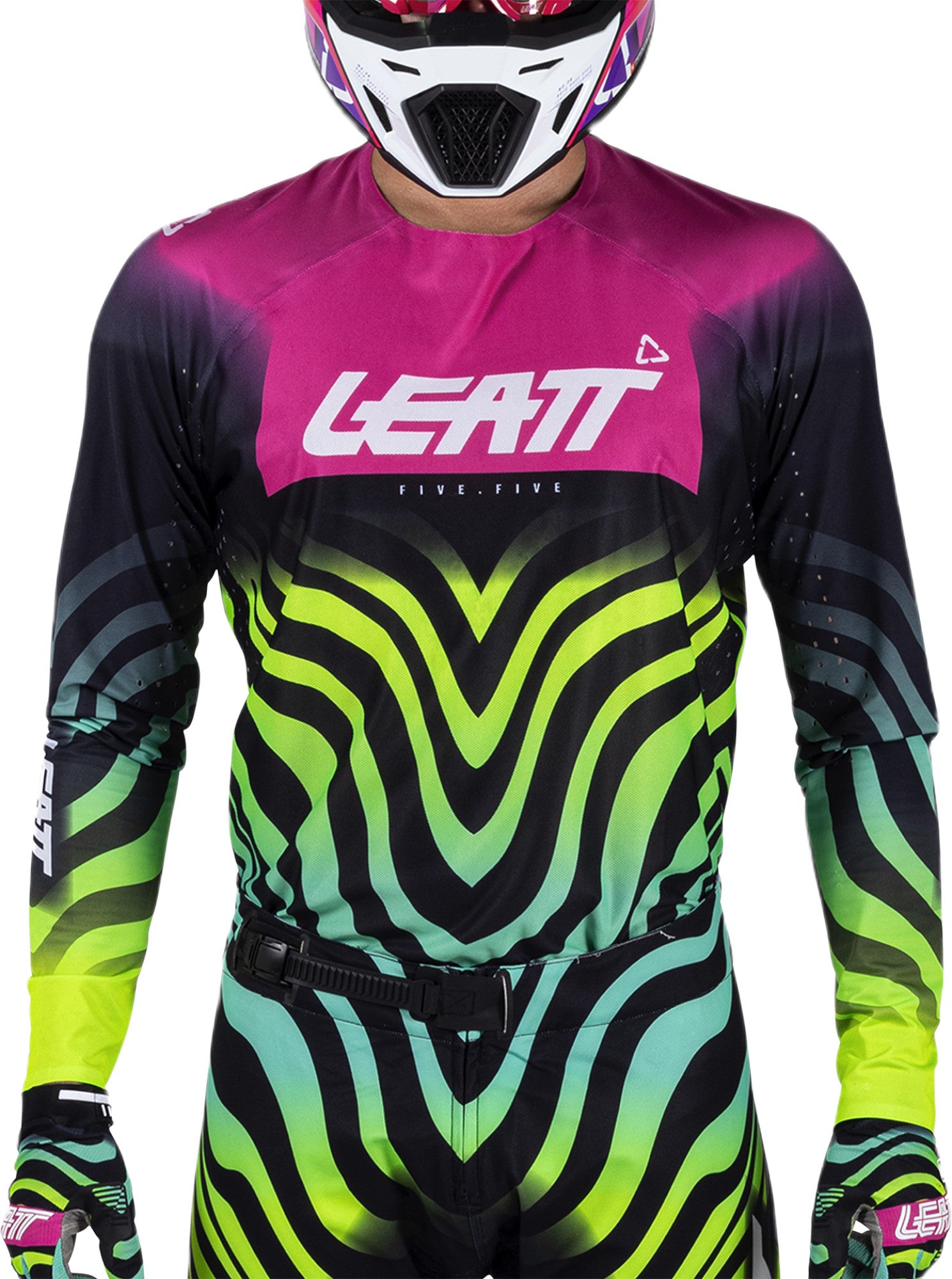 Leatt Moto 5.5 UltraWeld V26 Motocross Jersey black/multicoloured M Figure 3