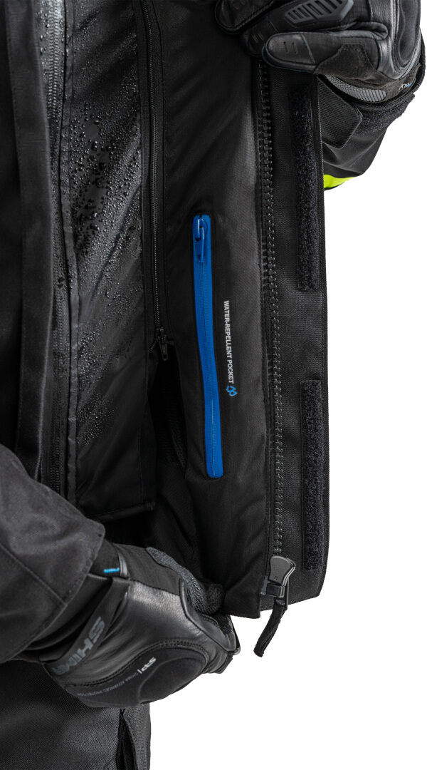 SHIMA Runner wasserdichte Motorrad Textiljacke schwarz/gelb L Abbildung 10