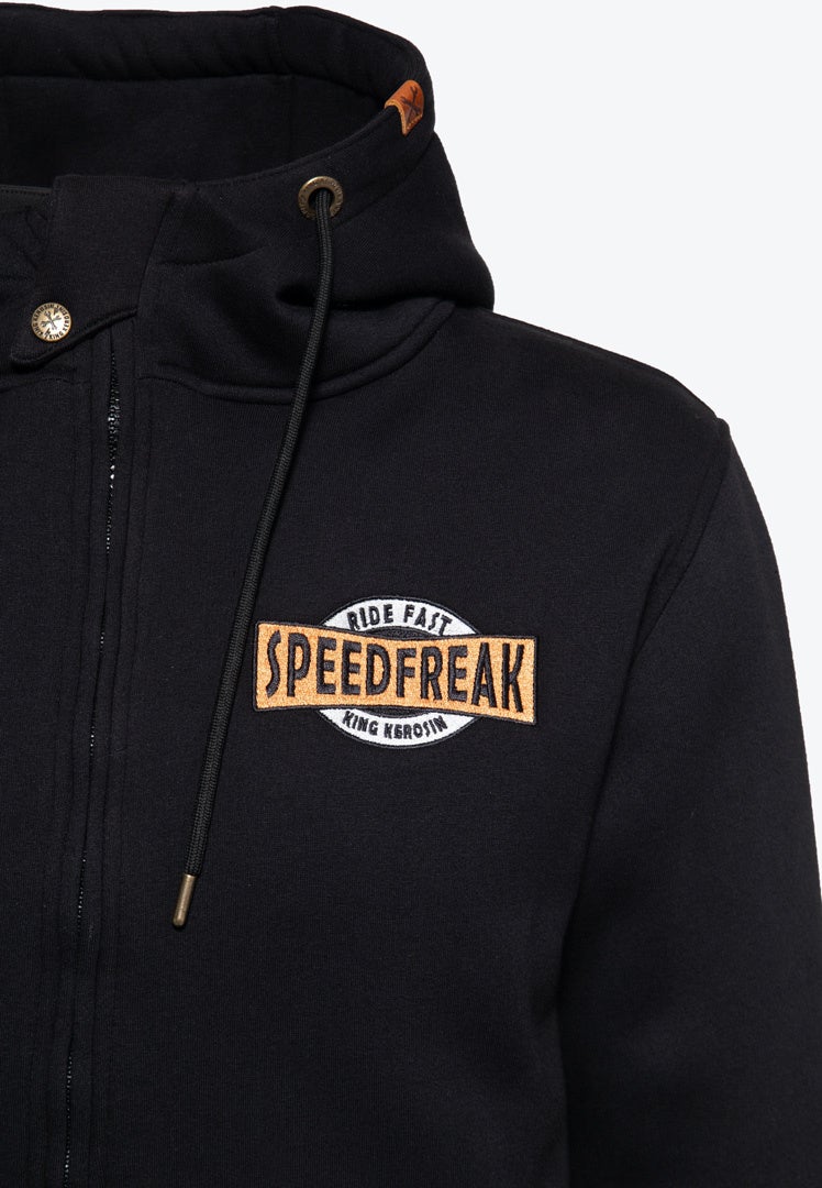 King Kerosin Ride Fast Speedfreak Adventure Zip Hoodie S Figure 9