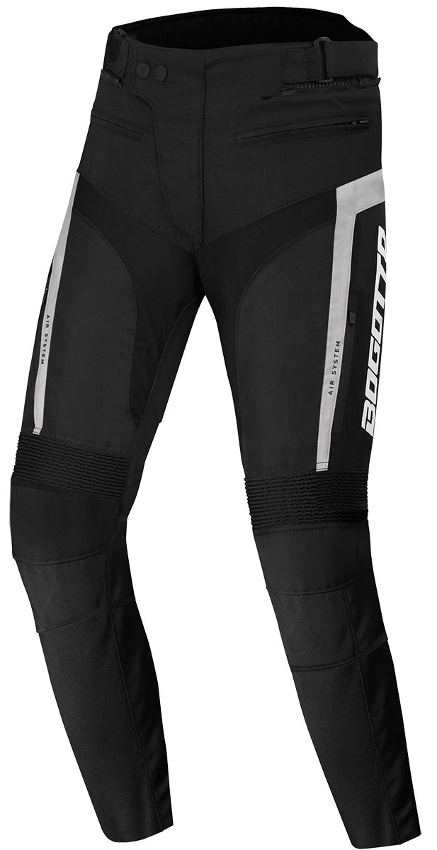 Bogotto GPX Waterproof Motorcycle Textile Pants black/white L Figure 1