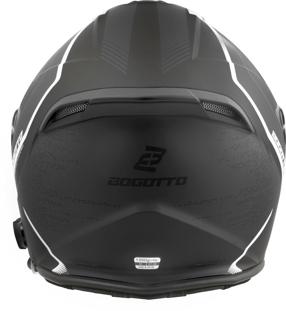 Side view of Bogotto H586 BT Illus Bluetooth Jet Helmet