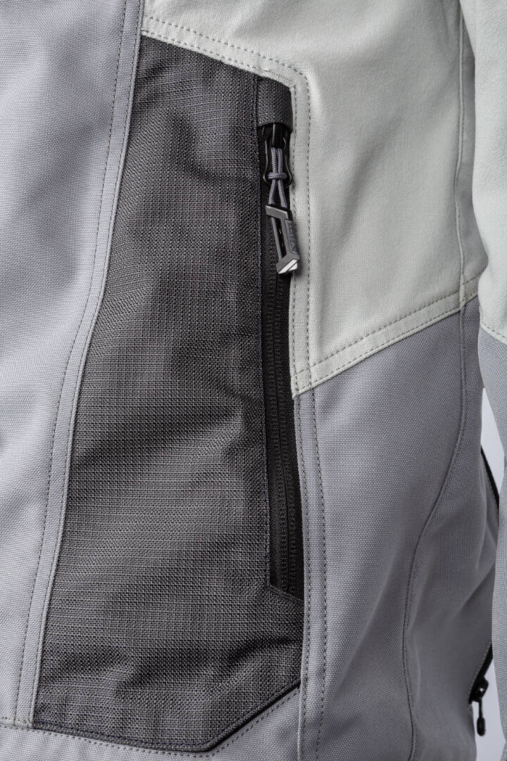 Klim Dakar Motorrad Textiljacke dunkelgrau/hellgrau M Abbildung 6
