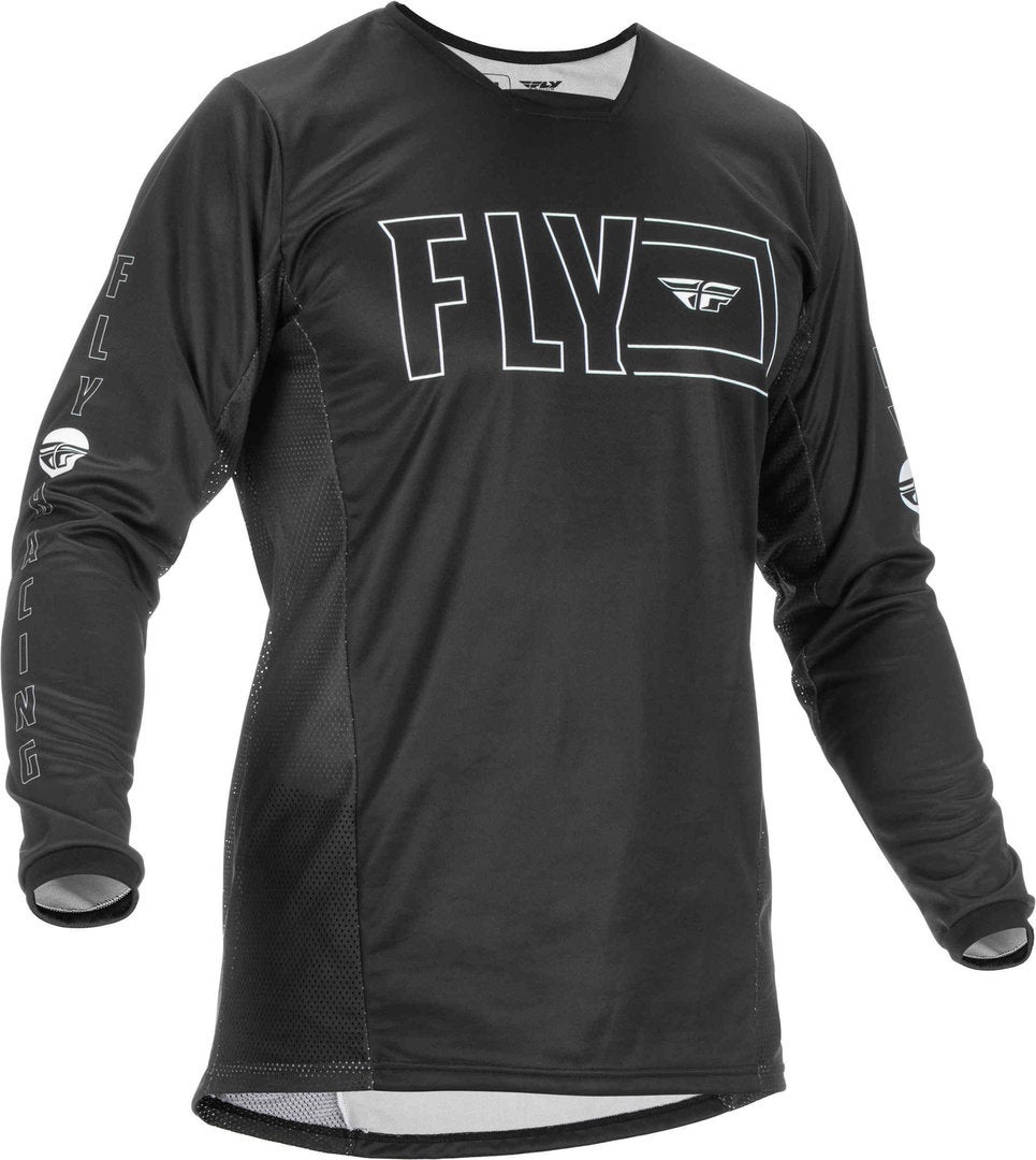 Fly_racing Men's Black Fly Racing Kinetic Fuel Motocross Jersey