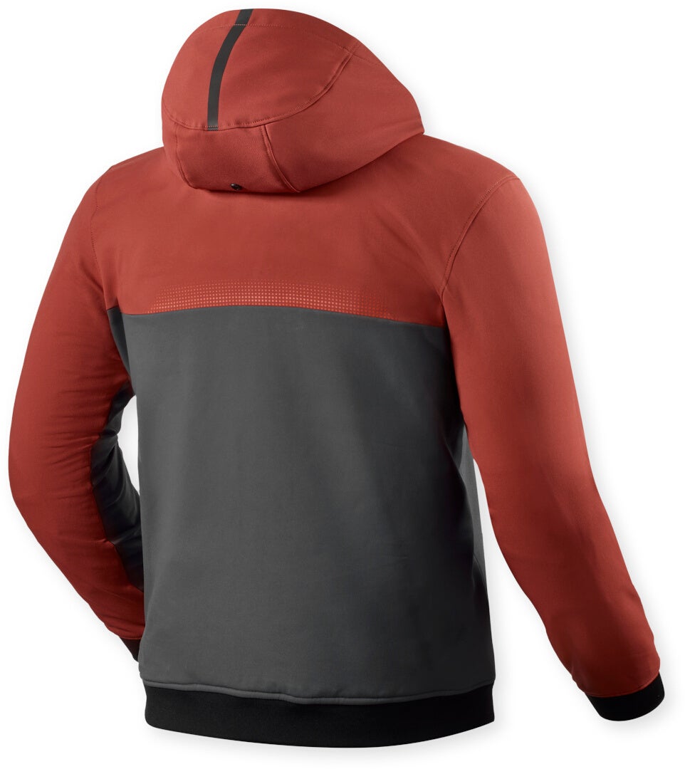 Revit Parabolica 2 Motorrad Zip Hoody rot/grau XL Abbildung 2