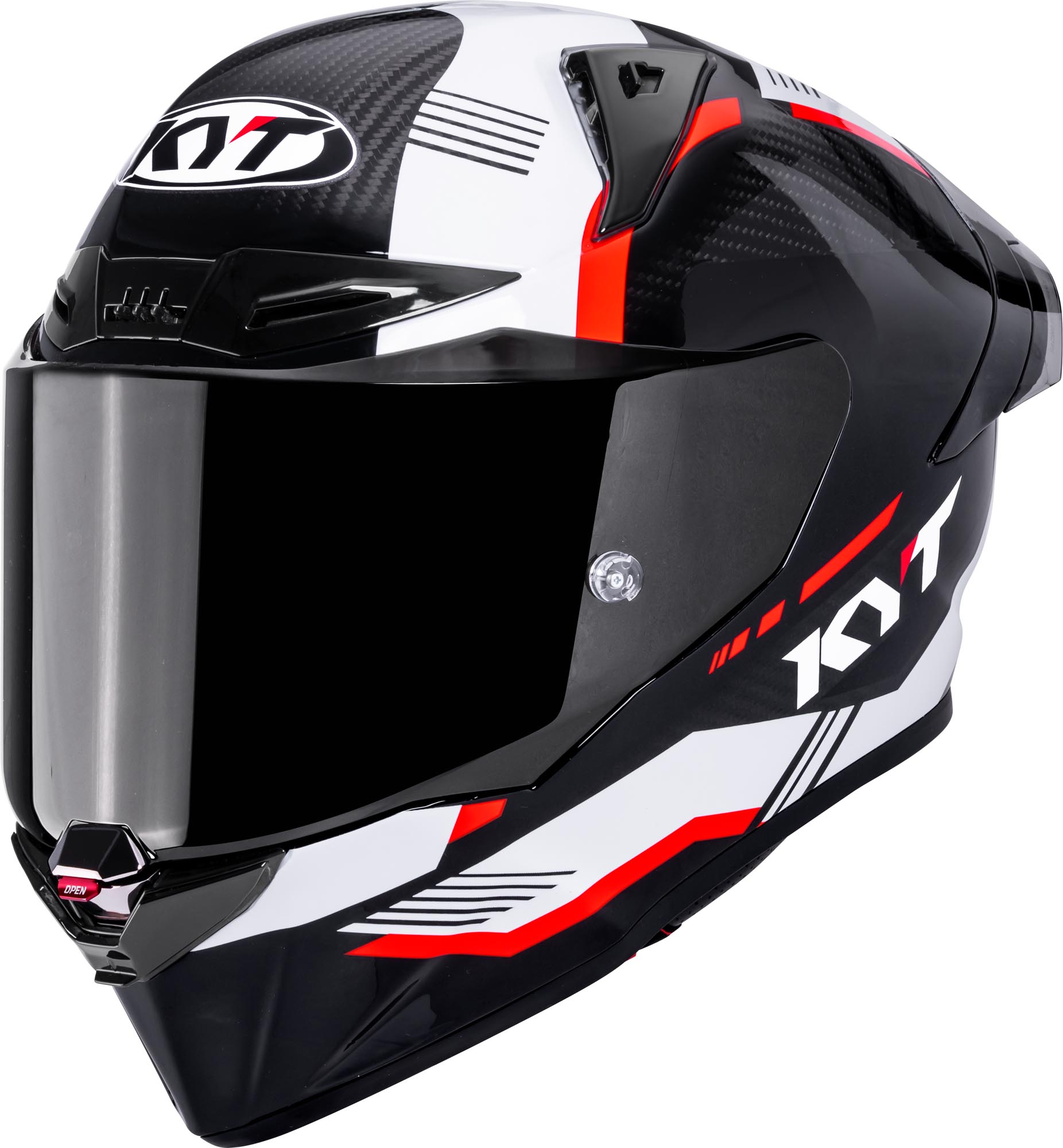 KYT R1R Carbon Zone Helmet carbon/red L (59/60) Figure 1