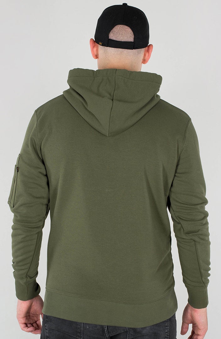 Alpha Industries X-Fit Hoodie dark green XXL Figure 2