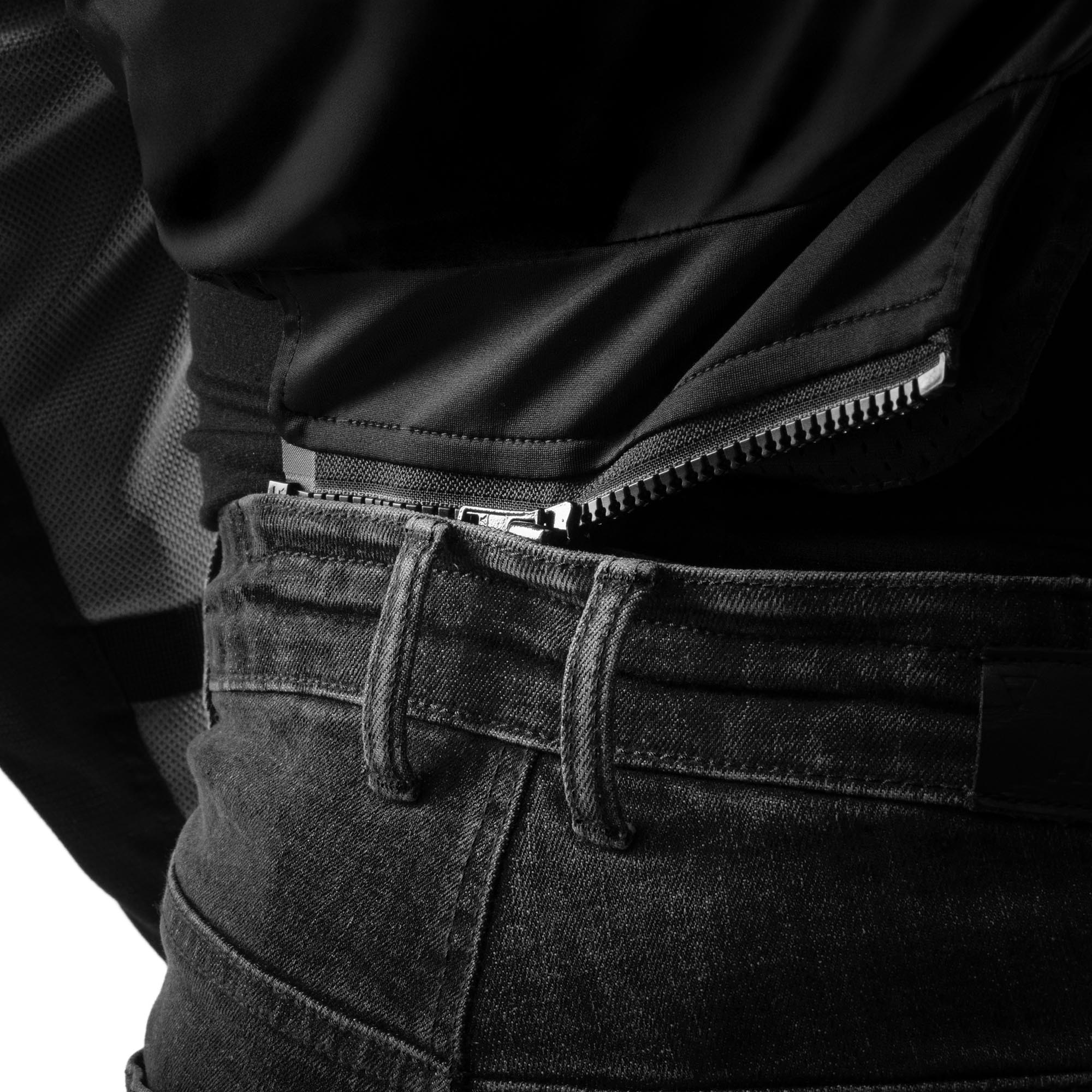 Rebelhorn Classic Motorcykeljeans Sort udvasket 32/36 Figur 7