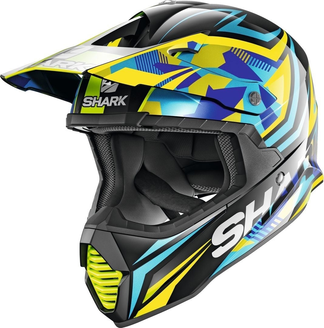 Shark Varial Replica Tixier Casque de motocross noir/bleu L (59/60) Figure 1