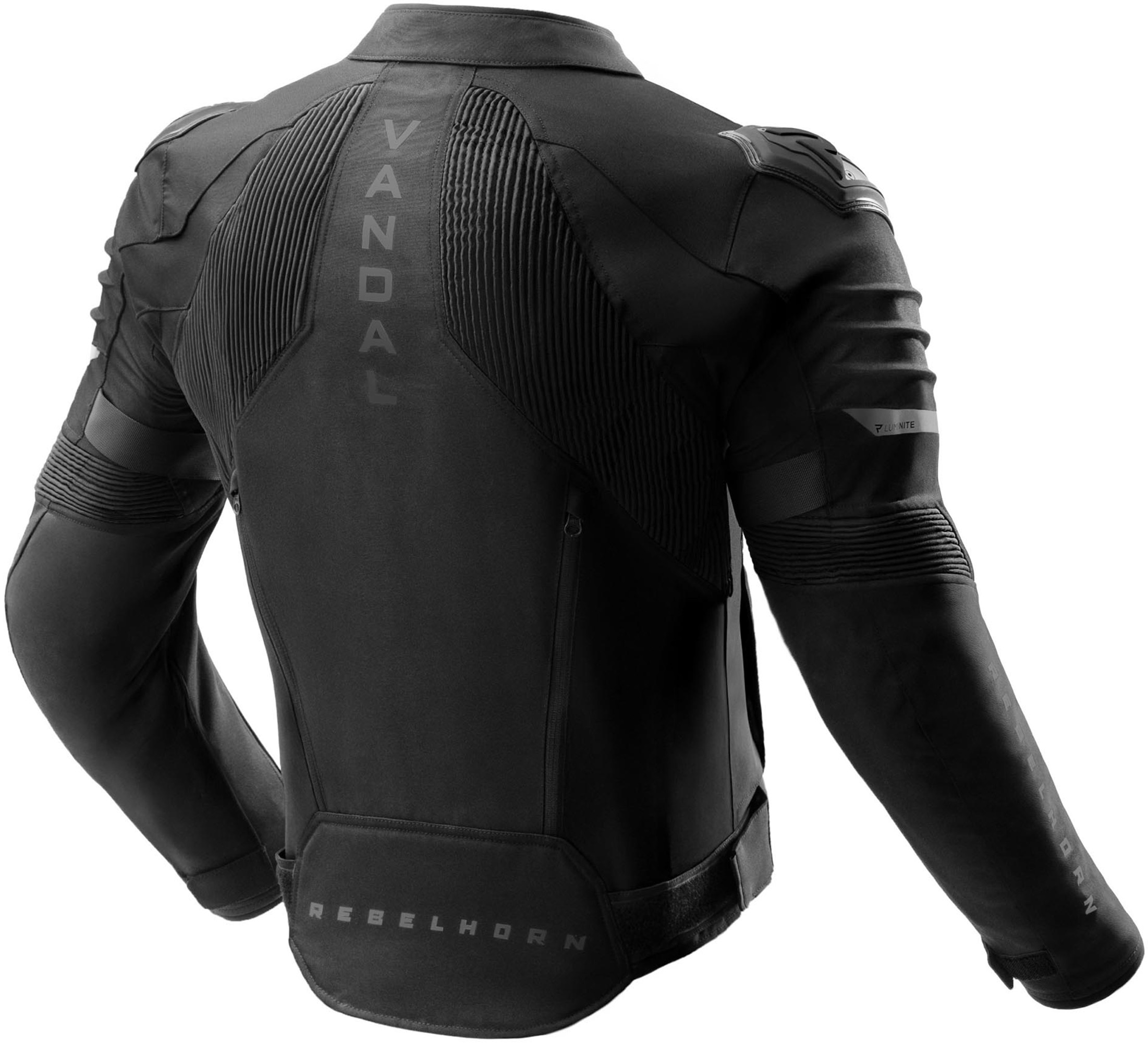 Rebelhorn Vandal 2 waterproof Motorcycle Textile Jacket black 9XL Figure 2