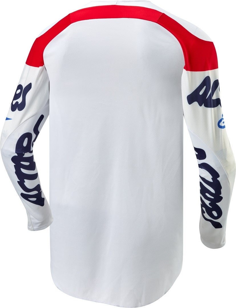Alpinestars Racer Hana Maglia Motocross bianco/blu/rosso L Figura 2