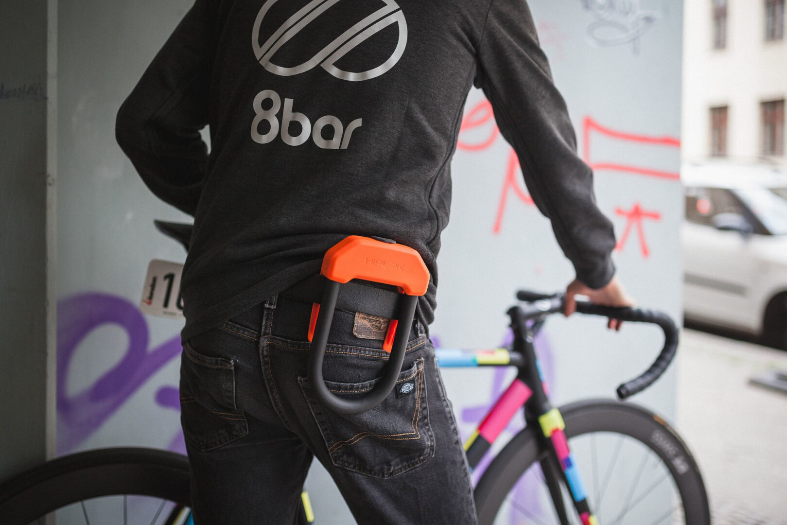 Hiplok DX U-Lock orange Figure 9
