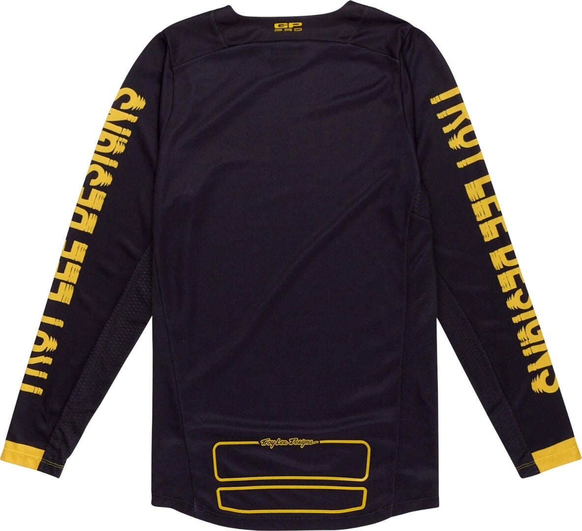 Troy Lee Designs GP Pro Step Up Motocross trøje sort/gul M Figur 2