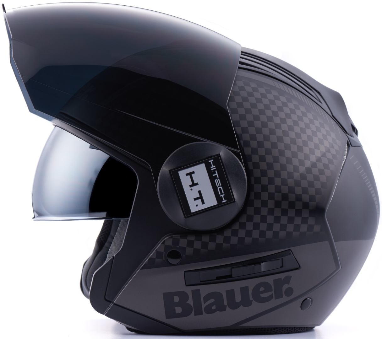 Blauer Real HT Graphic B Jet Hjälm svart matt/titan XS (52/54) Figur 2