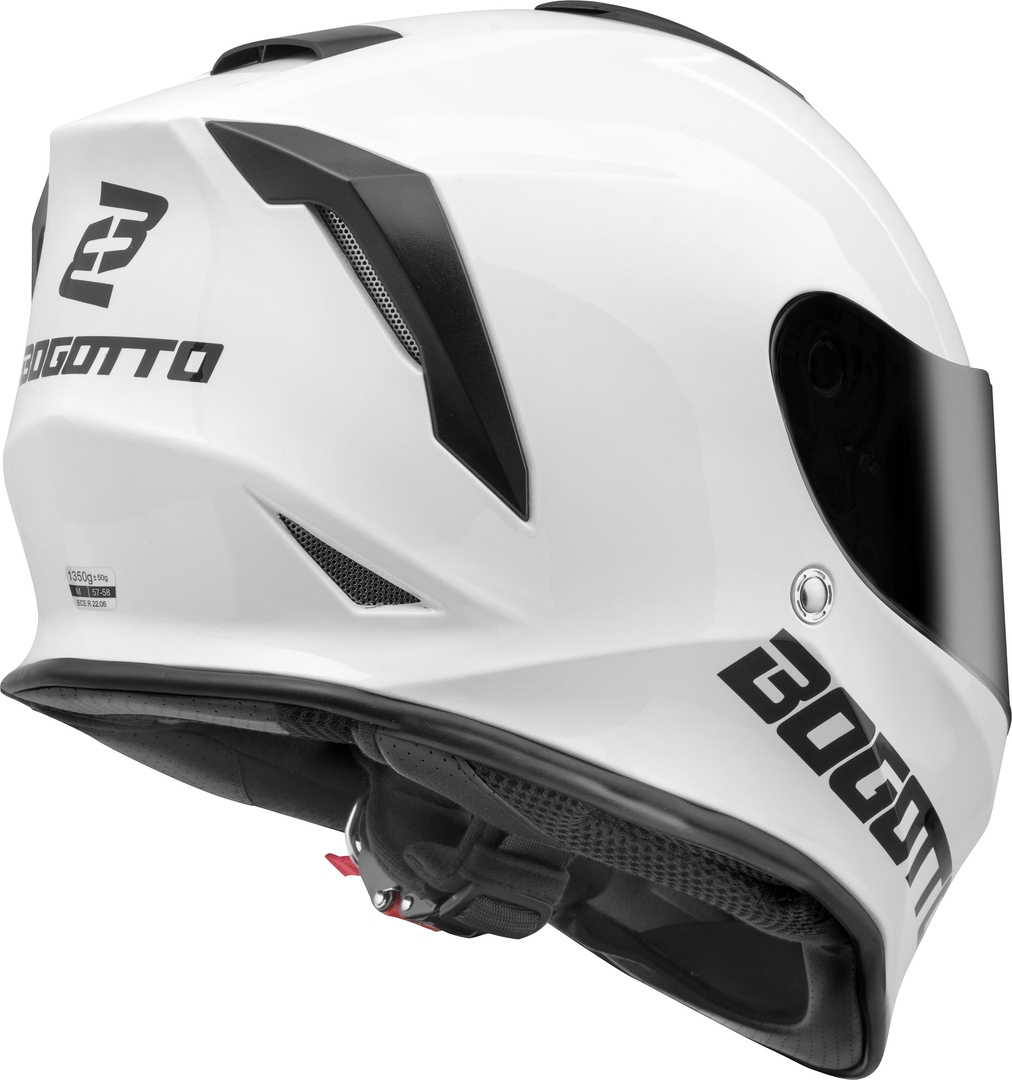 Bogotto H151 Solid Casque Blanc 2XL Figure 3