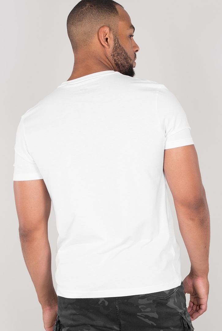 Alpha Industries Basic T Small Logo T-shirt Branco L Figura 2