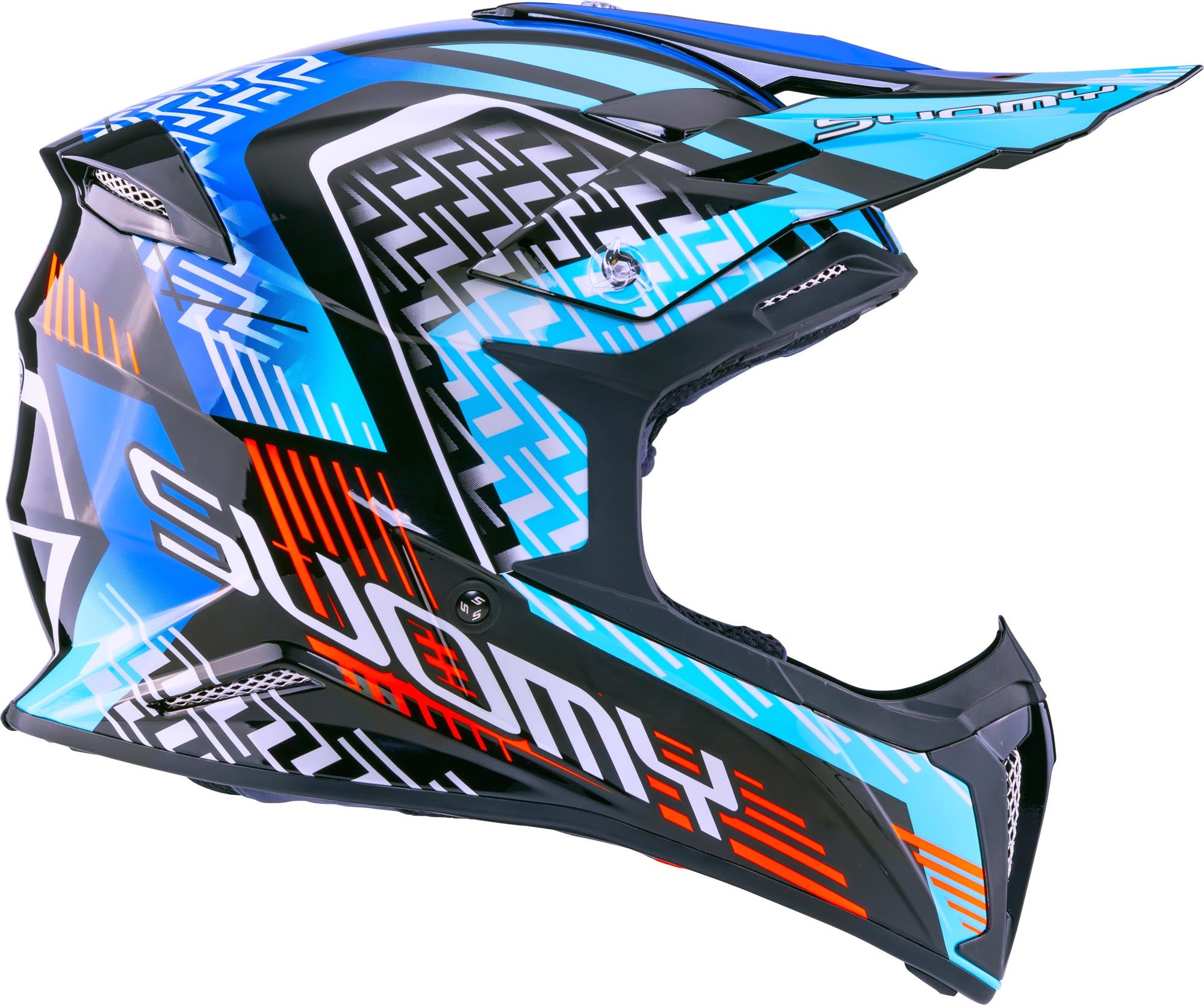 Suomy X-Wing Motley Casco da motocross nero/blu L (59/60) Figura 6