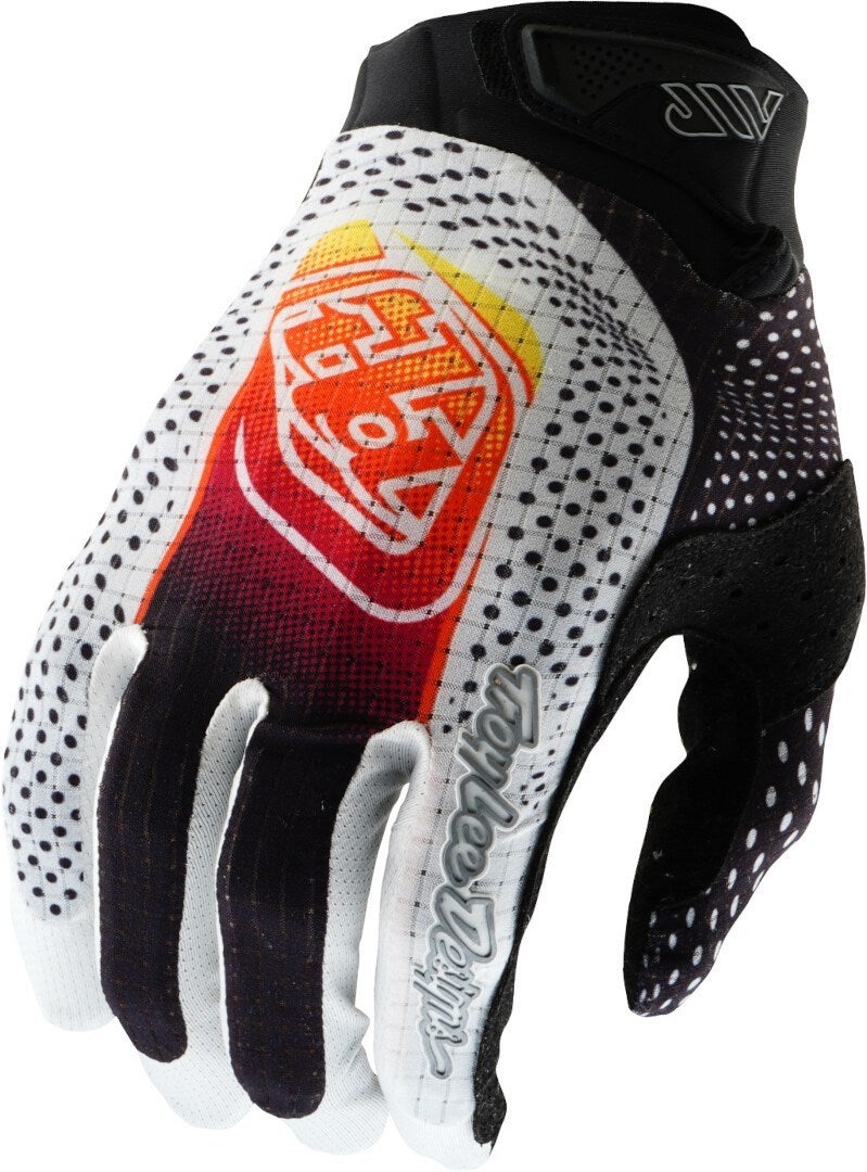Troy Lee Designs Air Optic Motocross handsker sort/hvid/rød L Figur 1