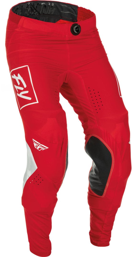 Fly Racing Lite Motokrosové kalhoty červená/bílá 34 Obrázek 1